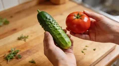 Voiko kurkkua ja tomaattia sekoittaa samaan salaattiin? Moni ei tiedä tätä